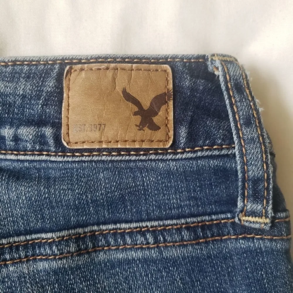 American Eagle Outfitters Raw Hem Shorts Cutoffs 4